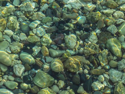 Steine unter Wasser
